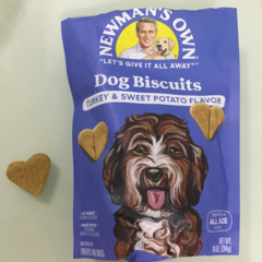 Newman's own turkey and sweet potato dog treats best sale