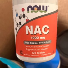 NAC（N-アセチル-L-システイン）、1,000mg、タブレット120粒