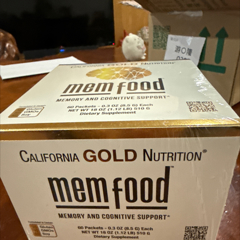 MEM Food, Memory & Cognitive Support, 60 Packets, 0.3 oz (8.5 g) Each